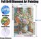 5D Diamond Art Kits for Adults-Flower Diamond Painting Kits for Adults Beginners-DIY Full Round Drill Diamonds Gem Art Set for Home Wall Decor 12x16 Inch